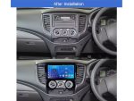 Штатна магнітола FORS.auto FS 2 ULTRA для Mitsubishi Triton/L200 (2+32Gb, 9", Manual AC, UV black) 2015-2019