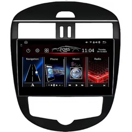 Штатна магнітола FORS.auto для Nissan Tiida 2011 2014