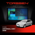 Штатна магнітола Torssen Ford Universal grey 2008- F98256 4G Carplay DSP