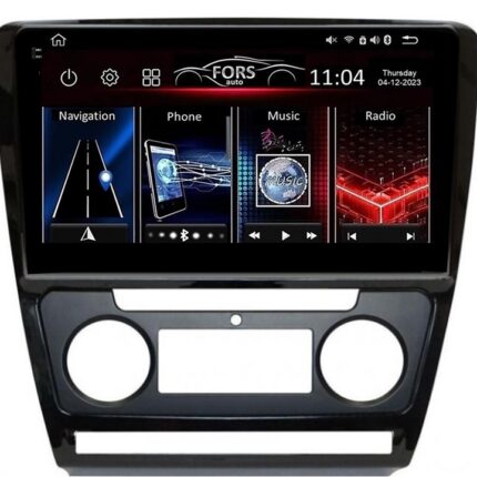 Штатна магнітола FORS auto FS 4 MAX Qled для Skoda Superb