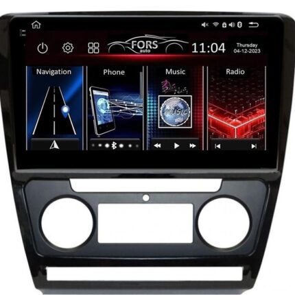 Штатна магнітола FORS auto FS 4 MAX Qled для Skoda Superb
