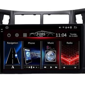 Штатна магнітола FORS.auto FS 2 ULTRA для Toyota Yaris/Vitz/Platz (2+32Gb, 9", black) 2005-2011