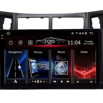Штатна магнітола FORS.auto FS 2 ULTRA для Toyota Yaris/Vitz/Platz (2+32Gb, 9", black) 2005-2011