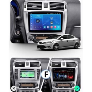 Штатна магнітола FORS.auto FS 2 ULTRA для Toyota Avensis (2+32Gb, 9") 2011-2015 – вигляд збоку