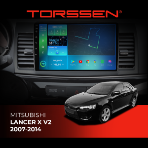 Штатна магнітола Torssen Mitsubishi Lancer X V2 2007-2014