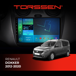 Штатна магнітола Torssen для авто Renault Dokker 2012-2020