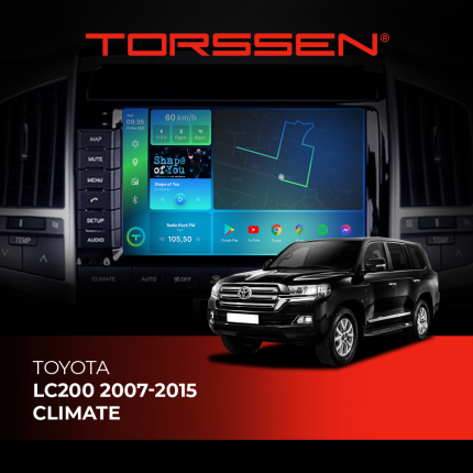 Штатна магнітола для авто Toyota LC200