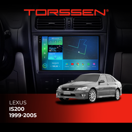 Штатна магнітола для авто Torssen Lexus IS200 1999-2005