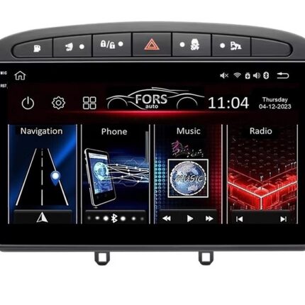Штатна магнітола Peugeot 308 FORS auto FS 2 PRO (2+32Gb) — глянцева панель та інтуїтивне меню Android