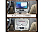 Магнітола Ford Focus 2005 2011 FORS auto в інтер'єрі