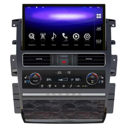 Штатна магнітола Torssen Nissan Patrol/Armada Y62/QX80/QX56 2010-2020 13.3” 4/64+360SU