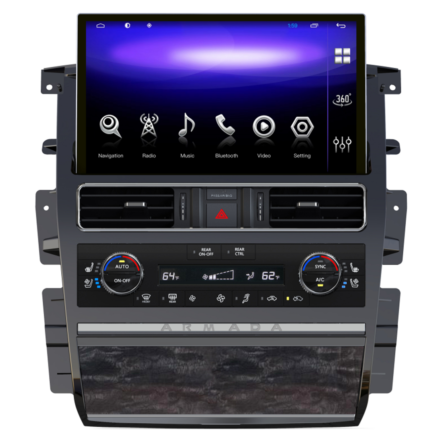 Штатна магнітола Torssen Nissan Patrol/Armada Y62/QX80/QX56 2010-2020 13.3” 4/64+360SU