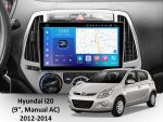 Магнітола для Hyundai I20 2012