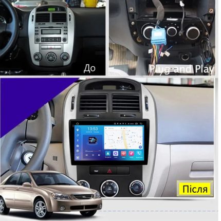 FORS auto FS 4 MAX Qled для Kia Cerato (4+32Gb, 9", Manual AC) 2006-2012