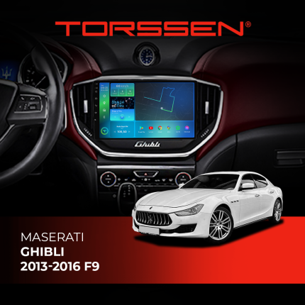 Штатна магнітола Torssen Maserati Ghibli 2013-2016 F9232 4G Carplay DSP