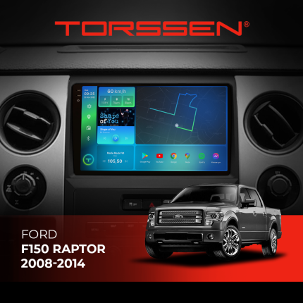 Штатна магнітола Torssen для Ford F150 Raptor 08-14 FL9