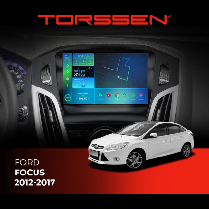 Штатна магнітола для авто Ford Focus 12-17 Torssen 2K