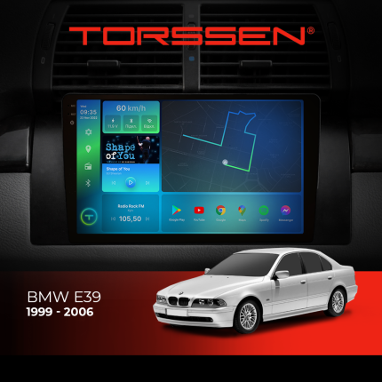 Штатна магнітола для авто Torssen 2K BMW 5 e39 FL9