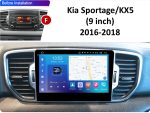Приклад інтеграції магнітоли FORS.auto FS 4 MAX Qled у салоні Kia Sportage 2016 2018