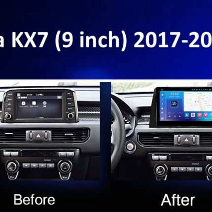 Штатна FORS auto магнітола Kia KX7 (2017-2019) в інтер'єрі автомобіля
