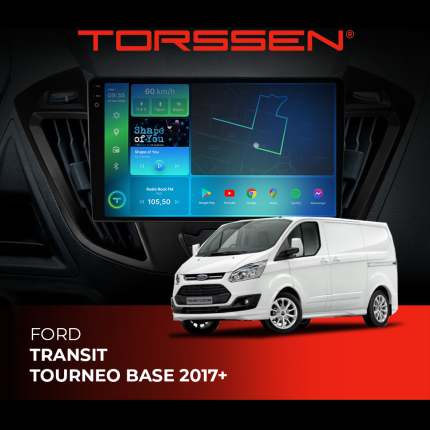 Штатна магнітола Torssen для Ford Transit Tourneo