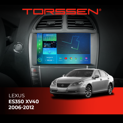 Штатна магнітола Torssen для Lexus ES350 XV40 2006-2012