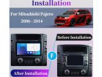 Штатна магнітола FORS auto Mitsubishi Pajero