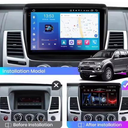 Штатна магнітола FORS.auto FS 2 PRO для Mitsubishi Pajero Sport/L200 (2+32Gb, 9") 2006-2015