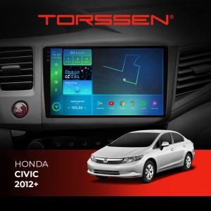 Штатна магнітола Torssen 2K Honda Civic 2012+ FL9 4+64Gb 4G Carplay DSP