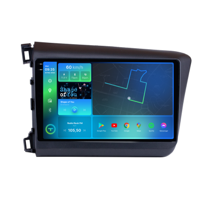 Штатна магнітола Torssen 2K Honda Civic 2012+ FL9 4+64Gb 4G Carplay DSP