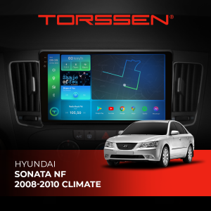 Штатна магнітола Torssen 2K Hyundai Sonata NF 08-10 climate FL9 4+64Gb 4G Carplay DSP