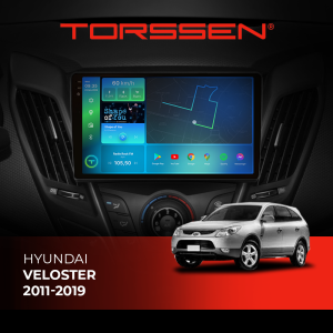 Штатна магнітола Torssen 2K Hyundai Veloster 11-19 FL9 4+64Gb 4G Carplay DSP