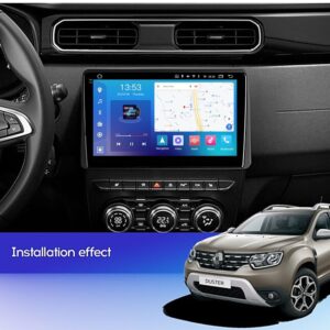 Штатна магнітола FORS.auto на панелі Renault Duster 2018-2020