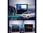 Штатна магнітола FORS auto FS 4 PRO для Toyota Vios (10", 4+32Gb) - вигляд збоку