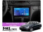 Штатна магнітола FORS auto для Mercedes Benz E Class W211