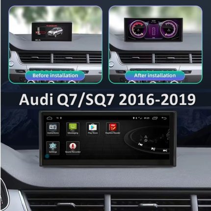 Штатна магнітола FORS.auto для Audi Q7/SQ7 (4+32Gb, 12.4") 2016-2019 – вигляд збоку