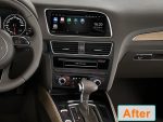 Штатна магнітола FORS.auto для Audi Q5/SQ5 Low (8+64Gb, 8.8") 2010-2016 – вигляд збоку