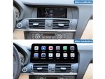 Штатна магнітола FORS.auto для BMW X3 F25/26 EVO в інтер'єрі авто