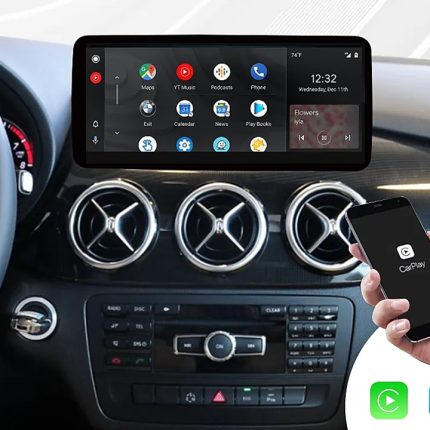 Штатна магнітола FORS.auto для Mercedes-Benz B-Class NTG 5.0 (W246) в інтер'єрі