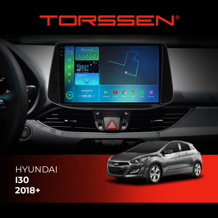 Штатна магнітола Torssen 2K DTS для Hyundai I30 2018+