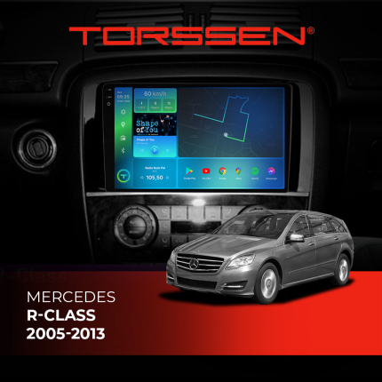 Штатна магнітола Torssen 2K DTS для Mercedes R-class 05-13