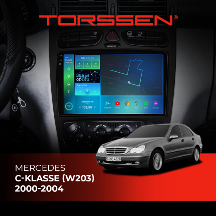 Штатна магнітола Torssen 2K DTS для авто