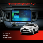 Штатна магнітола для авто Torssen 2K DTS Toyota Rav4 2013-2018