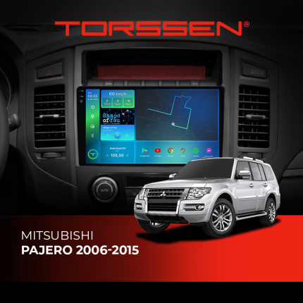 Штатна магнітола Torssen 2K DTS Mitsubishi Pajero 2006-2015