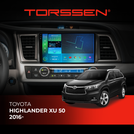 Штатна магнітола Torssen для Toyota Highlander XU50