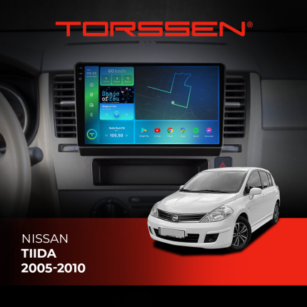 Штатна магнітола для авто Nissan Tiida 05-10 Torssen 2K DTS