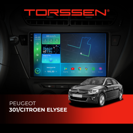 Штатна магнітола Torssen для Peugeot 301/Citroen Elysee