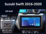 Штатна магнітола FORS.auto FS 1 LITE для Suzuki Swift - інтерфейс