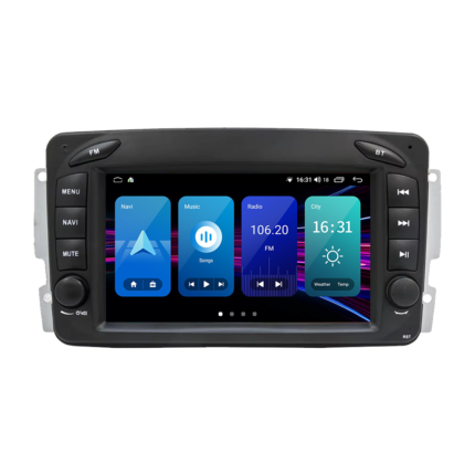 Штатна магнітола Mercedes C class W203/W209 NF7 Carplay 7 дюймів