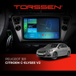 Штатна магнітола Torssen для авто Peugeot 301/Citroen Elysee V2